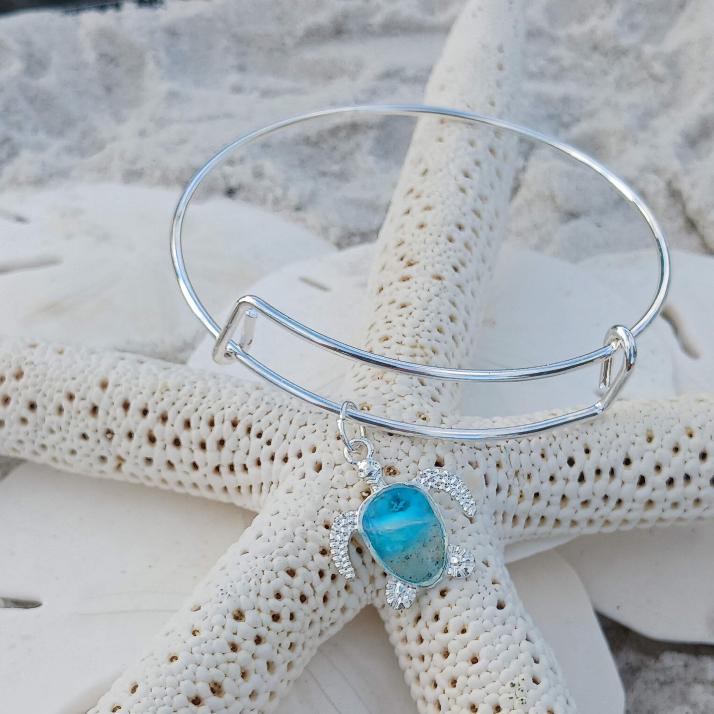 Bangle Bracelet with charm