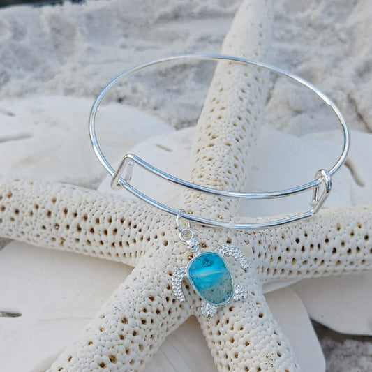 Bangle Bracelet with charm