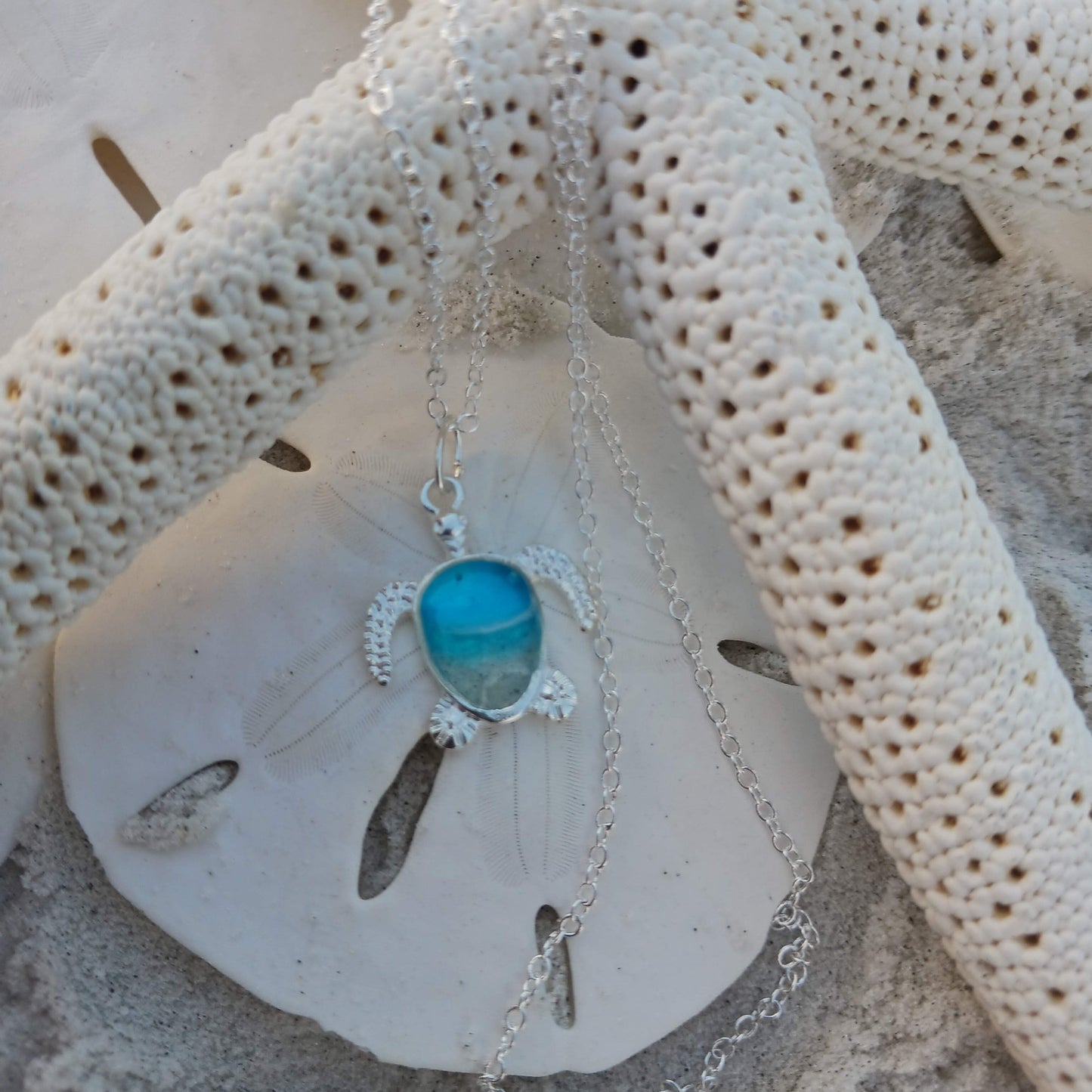 Turtle necklace adjustable 18" - 20"