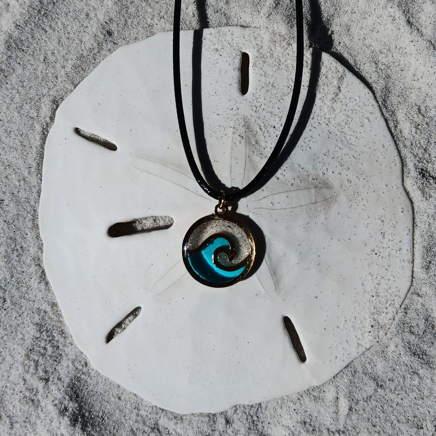 18 leather cord necklace with charm