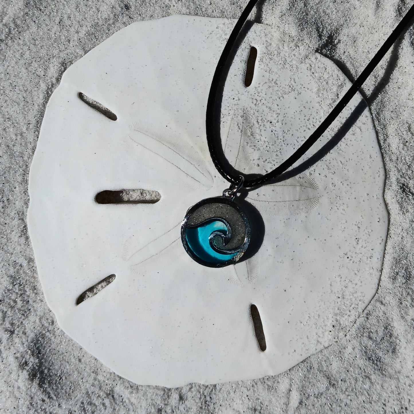 18 leather cord necklace with charm