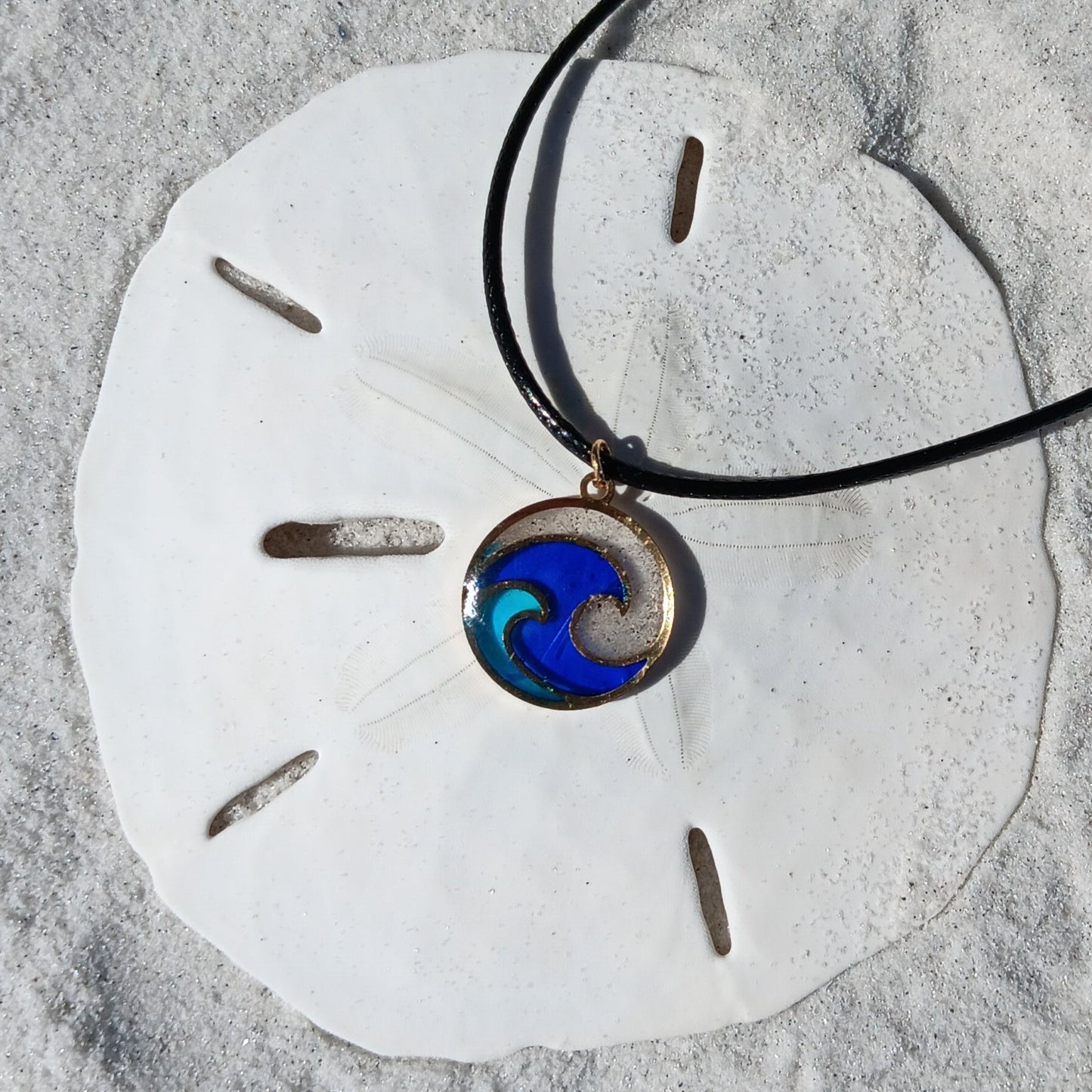 Necklace - Leather cord necklace w/ charm