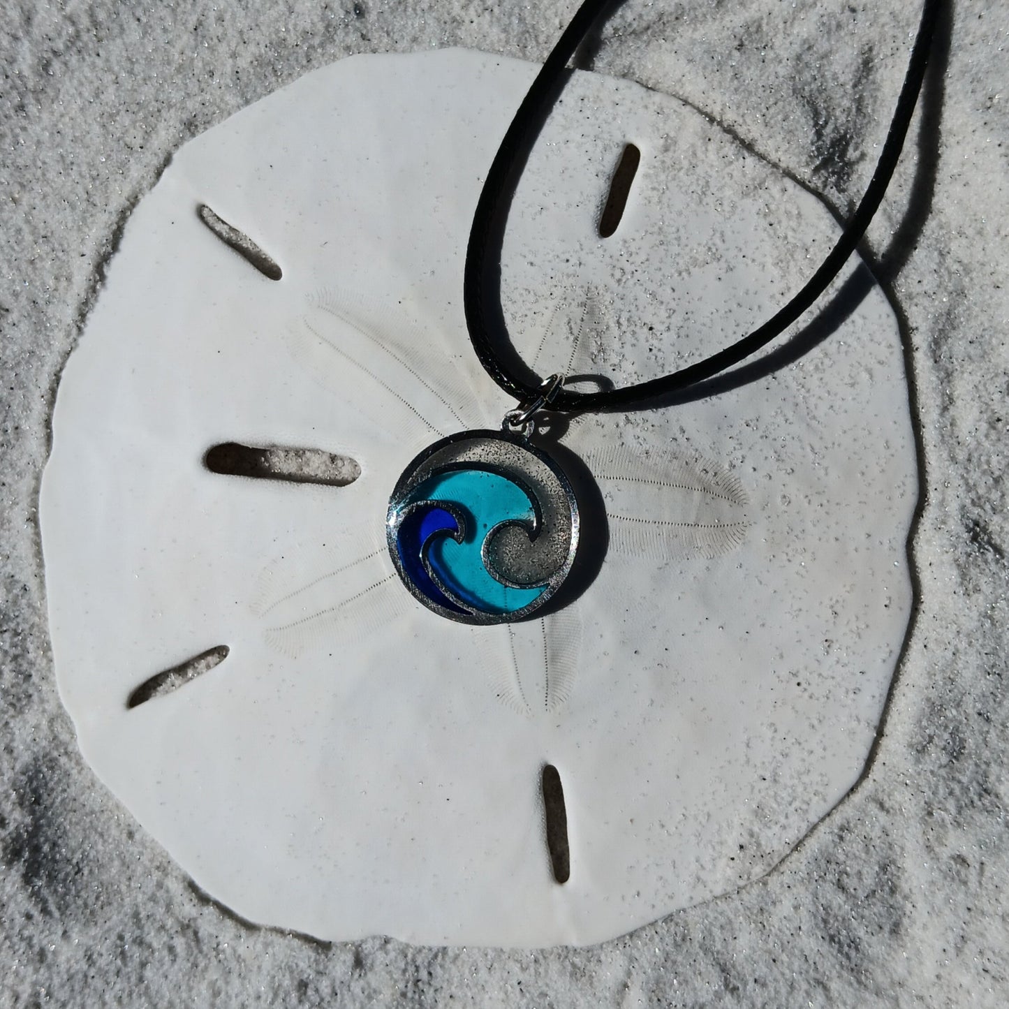 18 leather cord necklace with charm