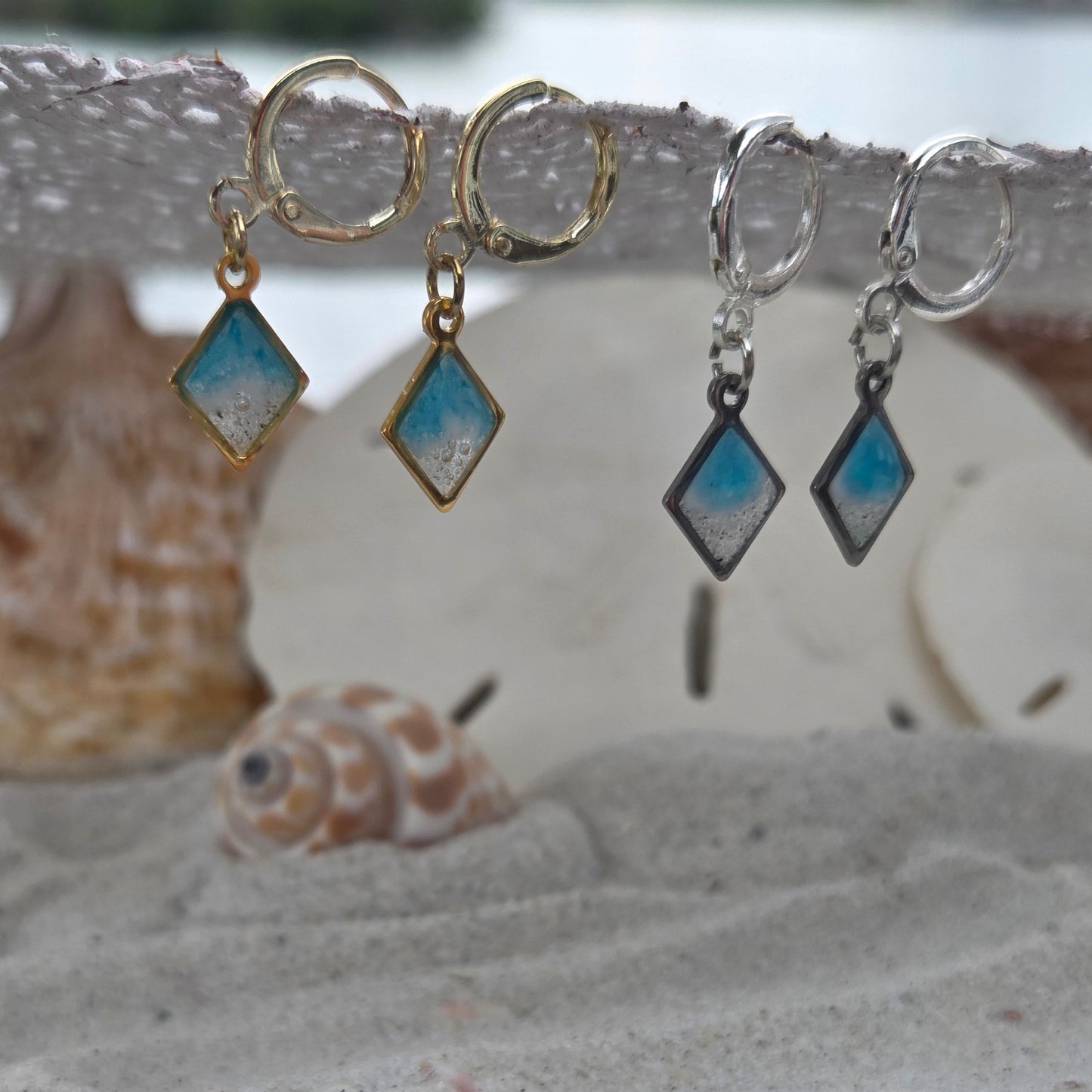 Earrings - Dainty Rhombus