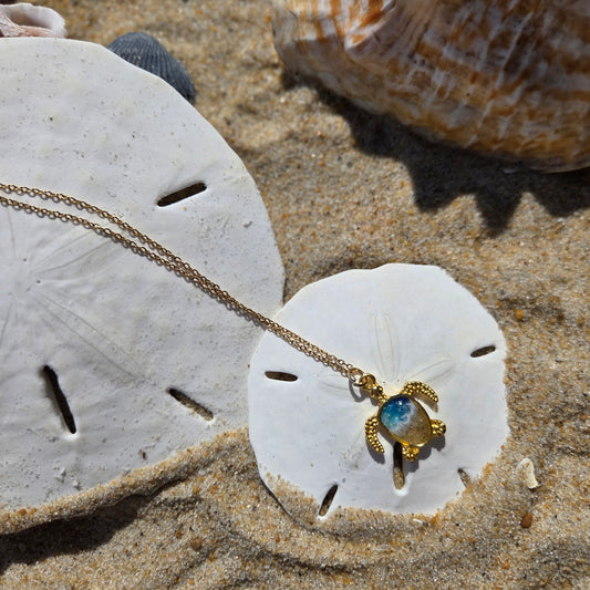 OBX Turtles - Necklace & Earrings