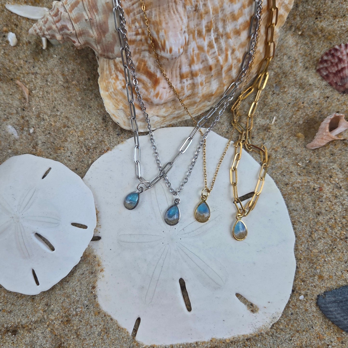 OBX Raindrop Necklace / Earrings