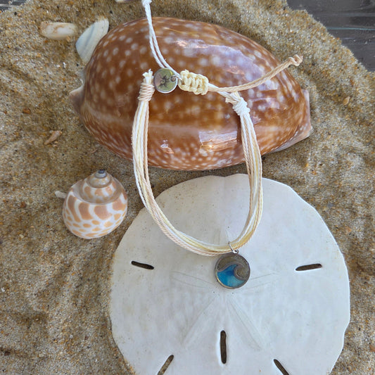 OBX Neutral (Sand) Corded Bracelet