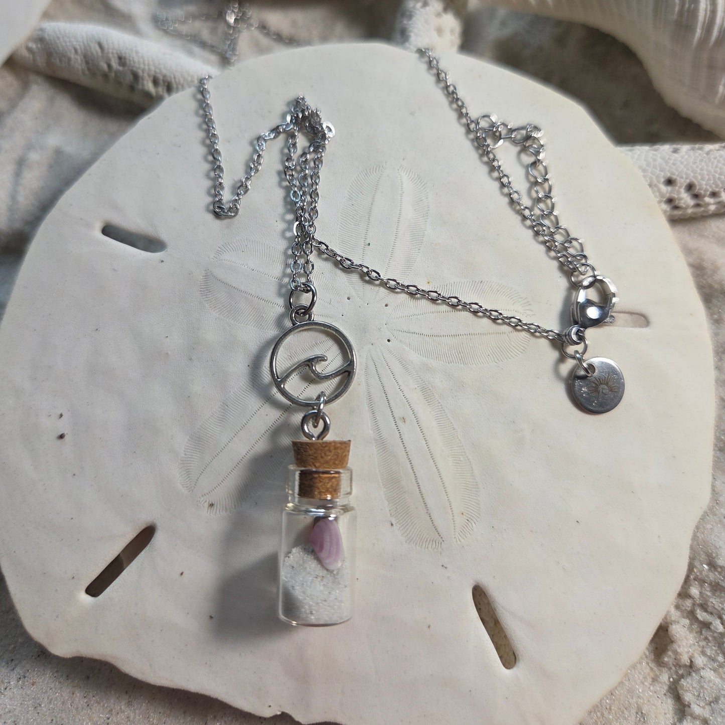 Sand in a bottle - Necklace