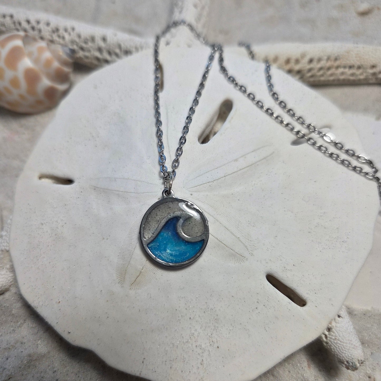 Classic Wave Necklace - Cable Chain