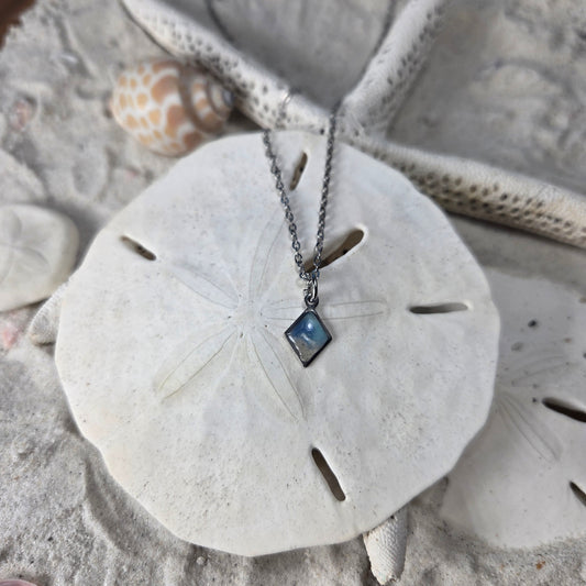 Dainty Rhombus Necklace - Cable Chain