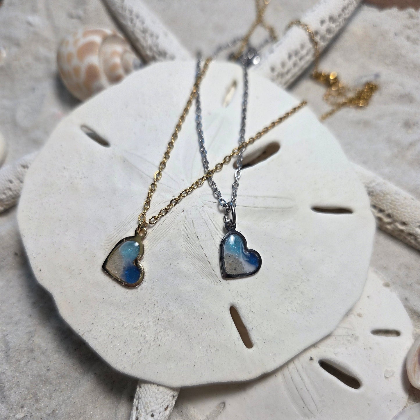 Heart Necklace - Cable Chain