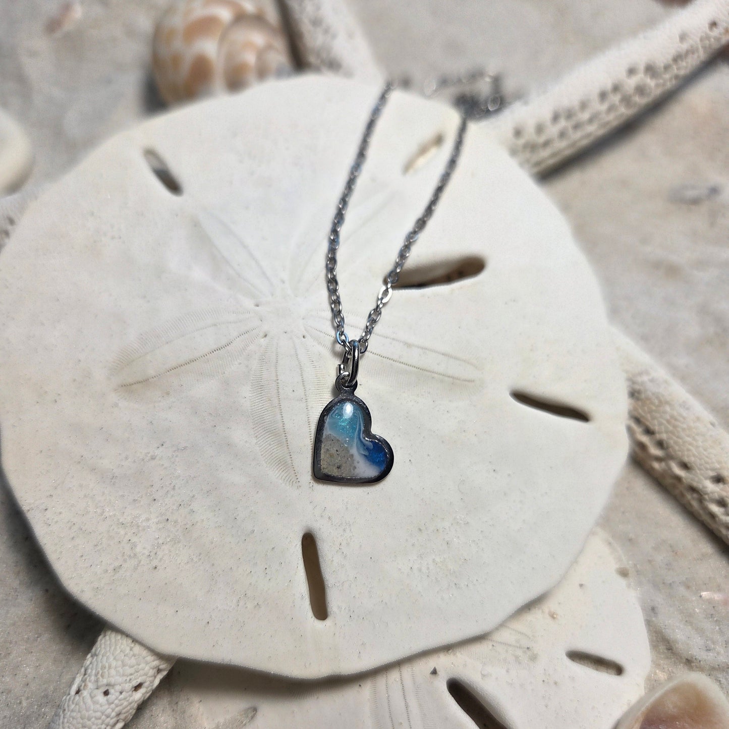 Heart Necklace - Cable Chain