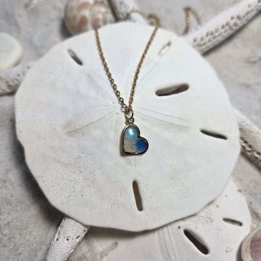 Heart Necklace - Cable Chain