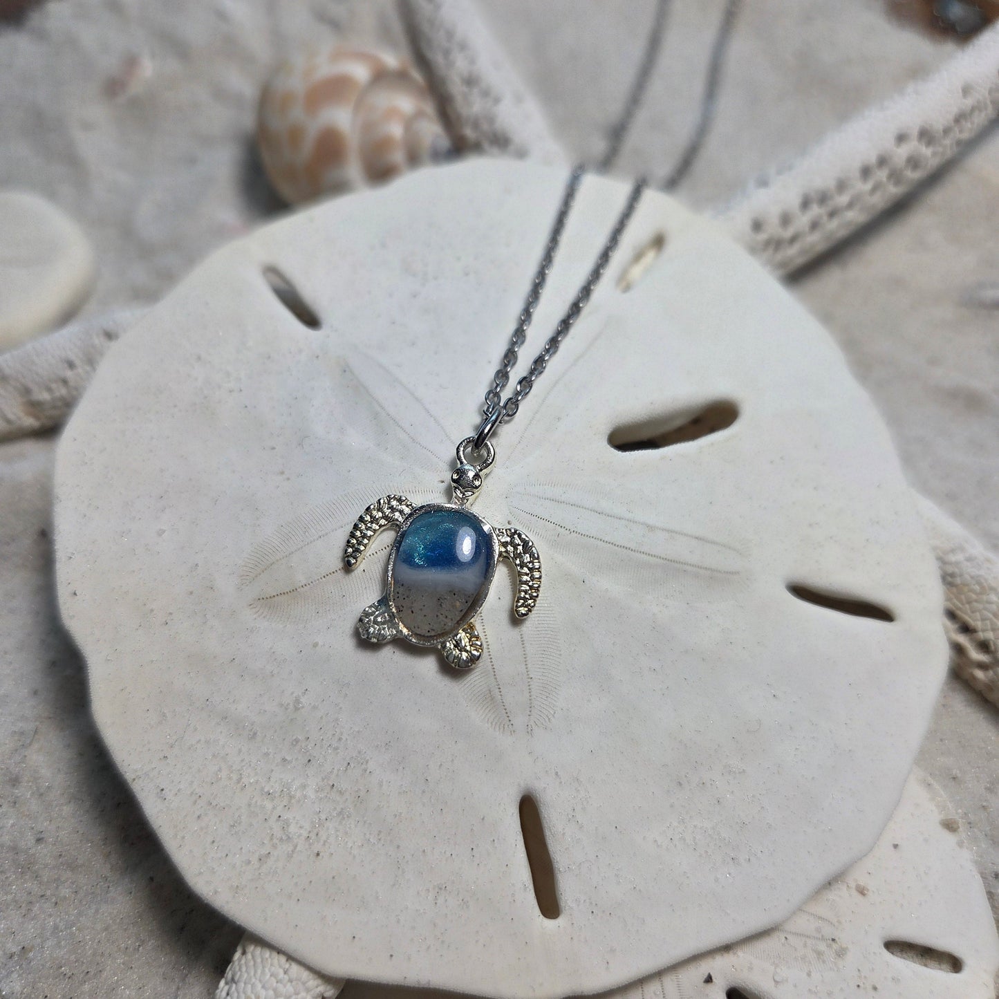 Turtle Necklace - Cable Chain