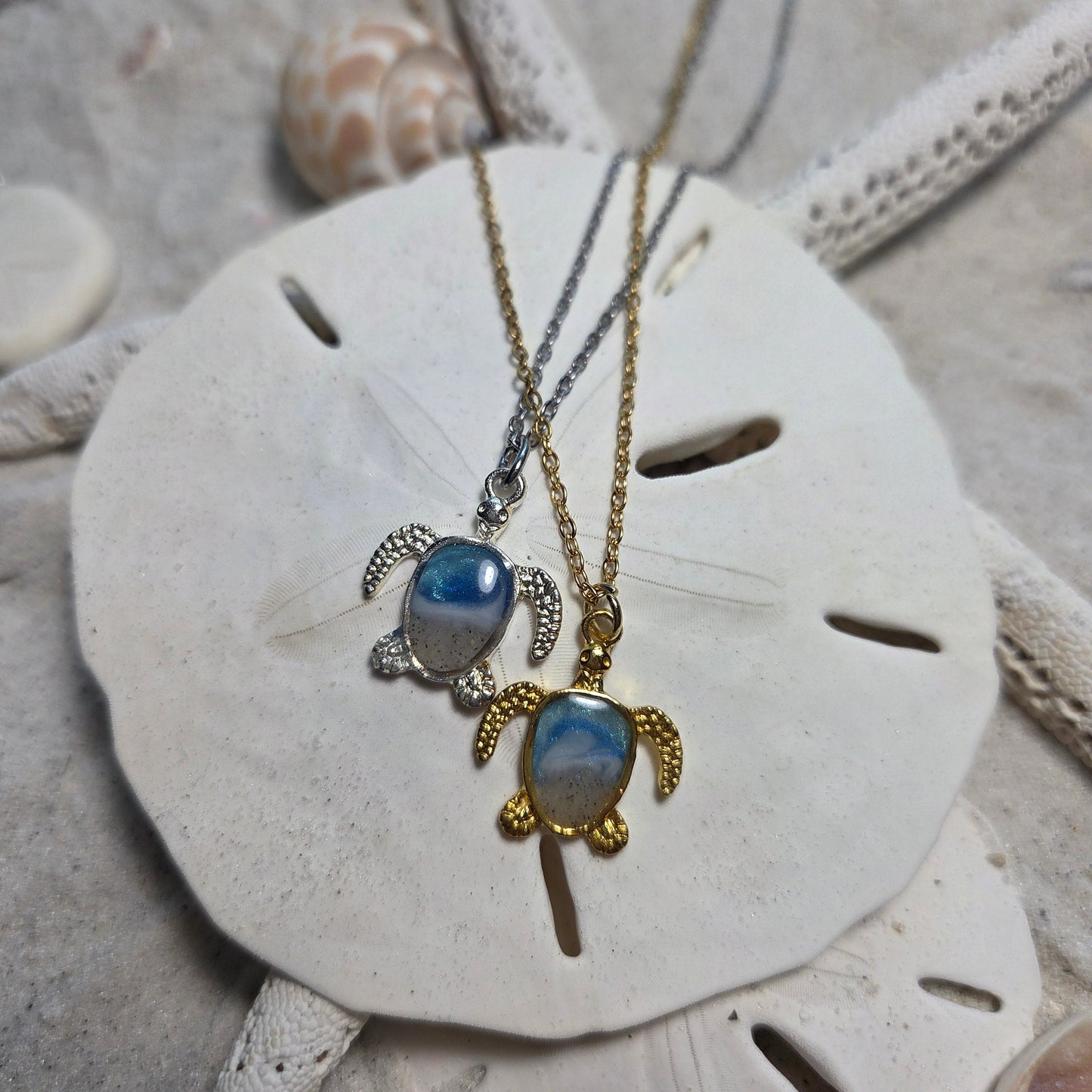 Turtle Necklace - Cable Chain
