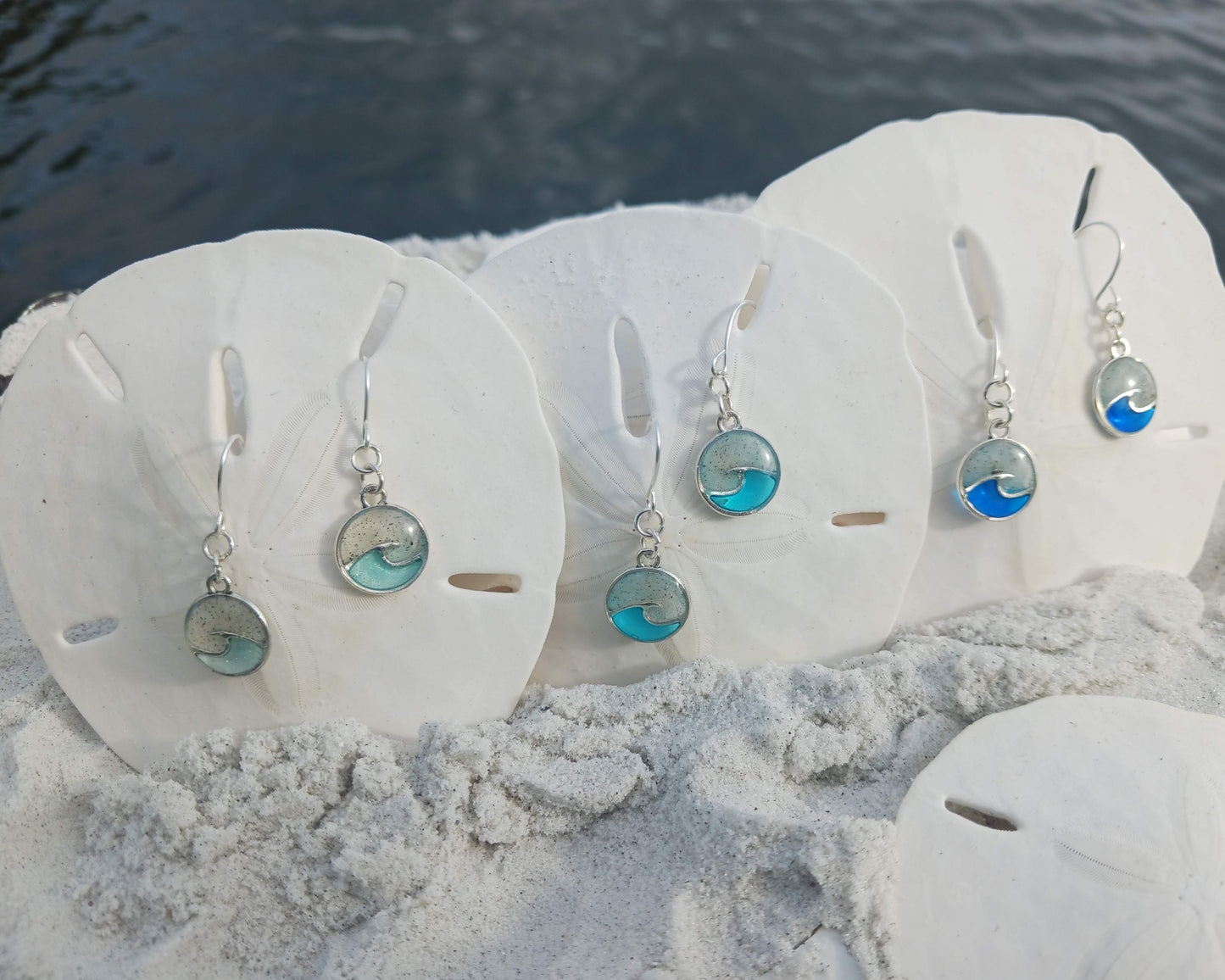 Earrings - Thin Wave