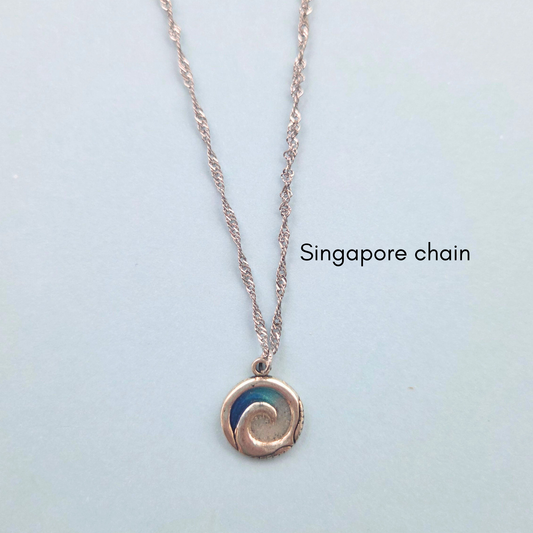 Thick Wave Necklace