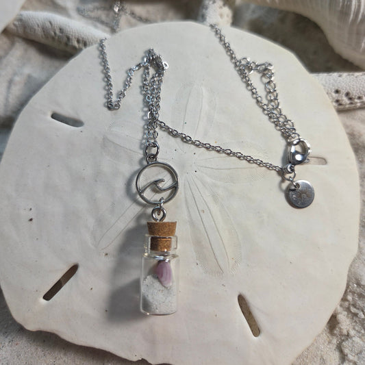 Sand in a bottle - Necklace