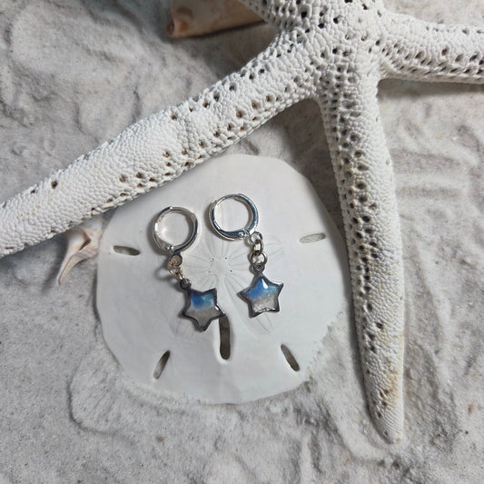 Star Huggie Hoop Earrings