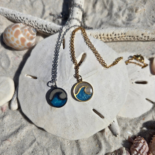 Classic Wave Necklace - Cable Chain