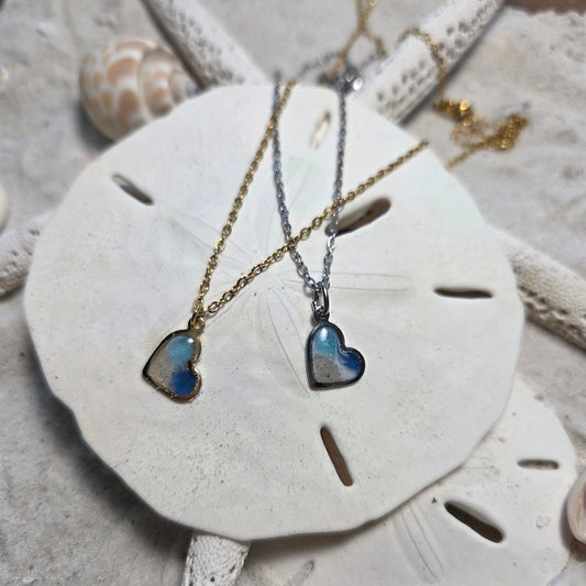 Heart Necklace - Cable Chain