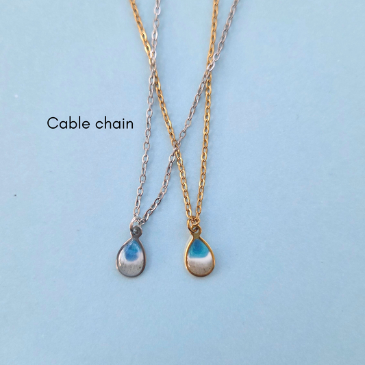 Dainty Rain Drop Necklace