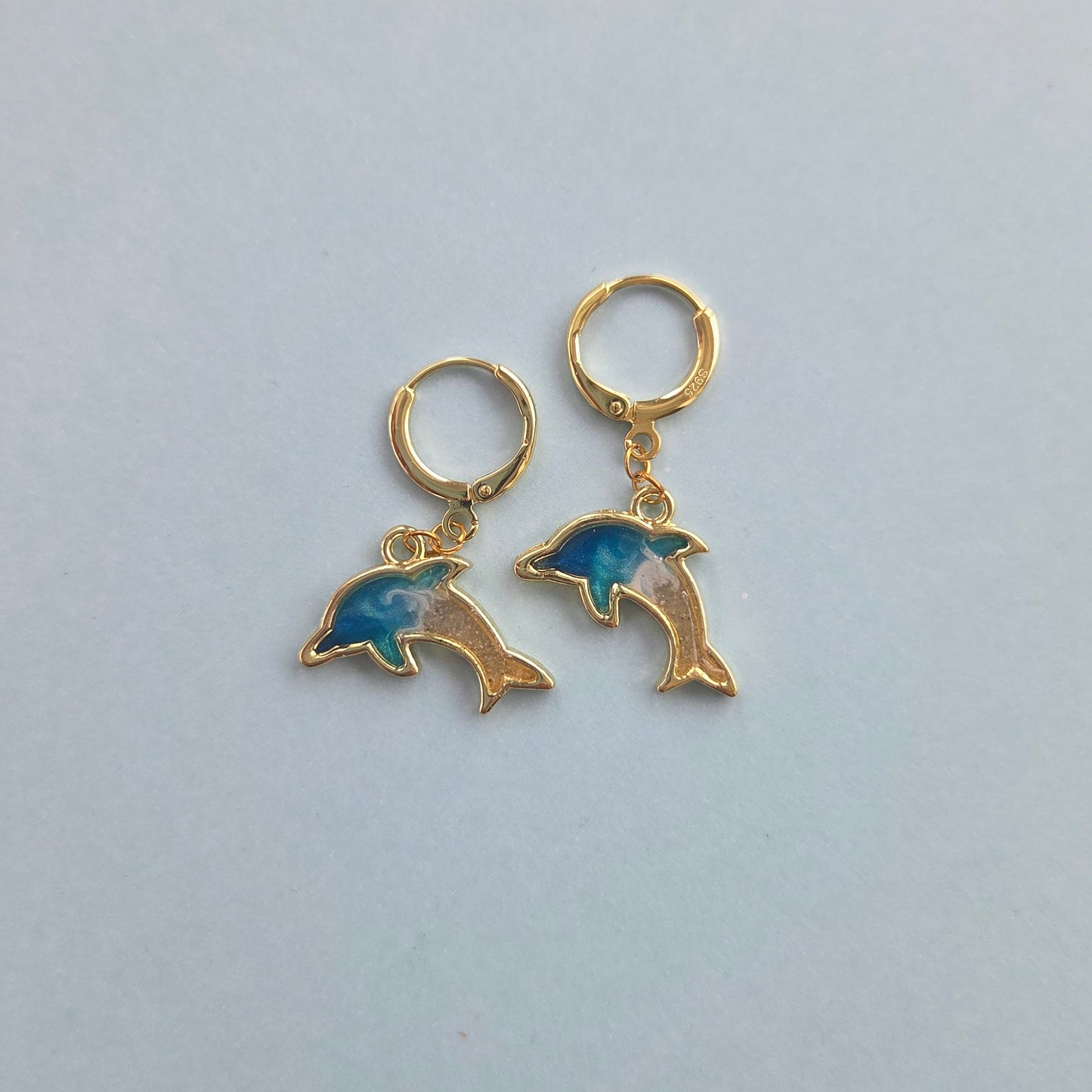 Dolphin - Earrings Huggie Hoops