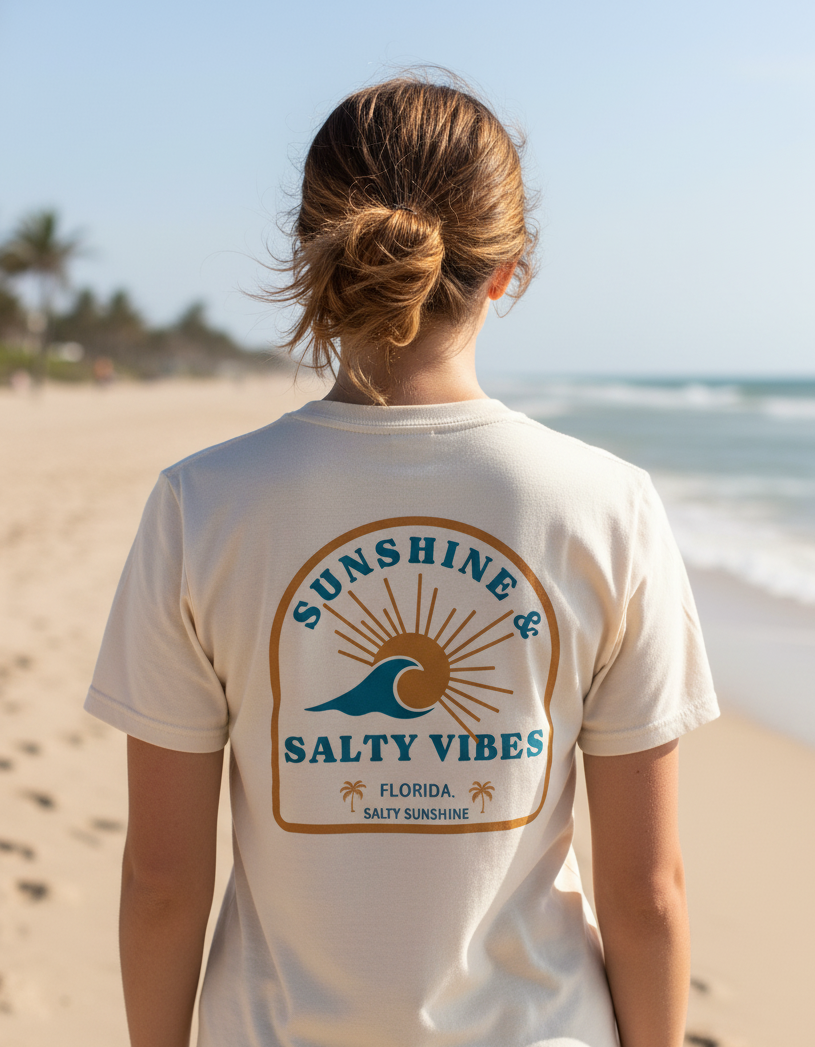T-Shirt - Sunshine & Salty vibes