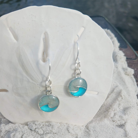 Earrings - Thin Wave