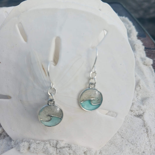Earrings - Thin Wave